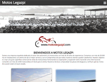 Tablet Screenshot of motoslegazpi.com